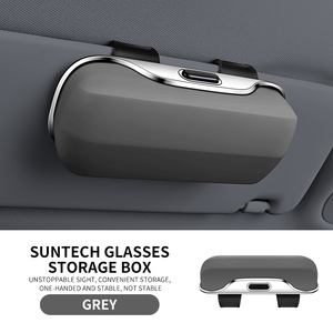 Estuche multifunción para gafas de coche al por mayor, soporte portátil para gafas de sol, estuche para gafas de conducir, visera - Product Image 5