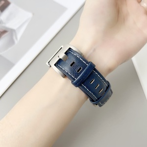 <span class=keywords><strong>Bracelet</strong></span> de montre en cuir véritable de luxe pour <span class=keywords><strong>Apple</strong></span> <span class=keywords><strong>Watch</strong></span> Iwatch 7 8 9 Ultra 40 41 <span class=keywords><strong>44mm</strong></span> 45mm 49mm <span class=keywords><strong>Bracelet</strong></span> de poignet pour hommes <span class=keywords><strong>Bracelet</strong></span> de remplacement - Product Image 2