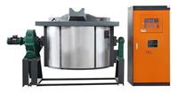 250 kg 500kg 5ton Machine Fonte Ferraille En Alliage D'aluminium Lingot De Cuivre Coulé Ligne Poubelles Furnac Four À Induction Prix à Vendre