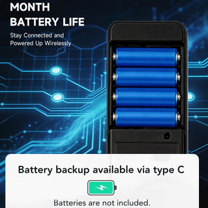 กุญแจล็อคประตูอัจฉริยะ Tuya/TTlock F1-<span class=keywords><strong>1</strong></span> แบบไร้กุญแจ สแกนลายนิ้วมือ สำหรับ<span class=keywords><strong>ป</strong></span>ระตูไม้และอลูมิเนียม ระดับ C เชื่อมต่อ Wi-Fi/ระบบเครือข่าย - Product Image 4