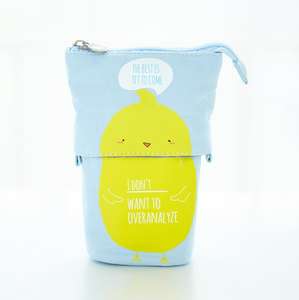 Creative Stationery Retractable <b>Pencil</b> case Cute Cartoon Multi-functional Pen Zipper Bag - Product Image 6