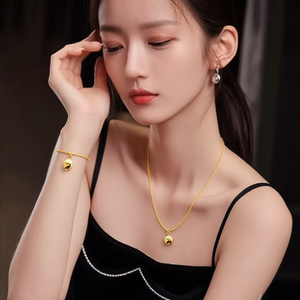 สร้อยคอจี้ สแตนเลส 316L ชุบทอง PVD ทนทาน เป็นมิตรต่อสิ่งแวดล้อม เครื่องประดับแฟชั่น - Product Image 3