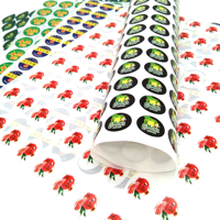 LOGO personnalisé autocollant en vinyle imprimé étiquette en papier adhésif approvisionnement d'usine pour l'emballage et l'impression pour les aliments fruits légumes