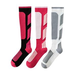 <span class=keywords><strong>Chaussettes</strong></span> <span class=keywords><strong>de</strong></span> <span class=keywords><strong>ski</strong></span> en laine mérinos à compression dégradée, absorbant les chocs, chaudes pour l'hiver, personnalisées pour hommes et femmes - Product Image 3