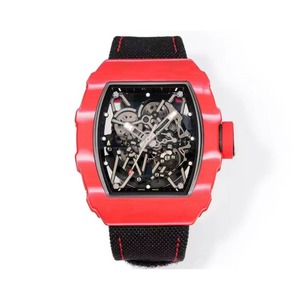 Montre mécanique automatique en forme de barre, ultra-fine et ultra-légère, en fibre de carbone, avec tourbillon, pour homme, pour le sport et les affaires - Product Image 2