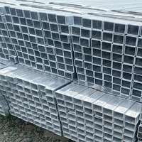 Lista de Tamaños de Tubos Cuadrados de Acero al Carbono Galvanizado en Caliente SHS y RHS 20X20 25X25 40X40 50X50 60X60 20X40 30X50 40X60