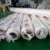 Couverture de tube en LDPE transparente haute résistance pour tuyaux et conduites, protection anti-poussière et anti-humidité, 2 mil, 4 mil, impression personnalisée