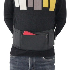 Ultimo Modello di Marsupio Tattico Invisibile Portatile da Uomo, Borsa a Doppio Scomparto Nera Personalizzata - Product Image 2