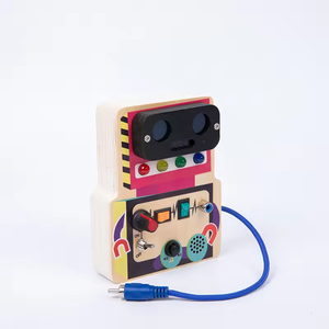 Bận rộn Hội Đồng Quản trị cho trẻ mới biết đi trẻ em robot cảm giác đồ chơi cho trẻ em tự kỷ với led công tắc đèn và chuyển đổi chuyển đổi di động thần tài - Product Image 6