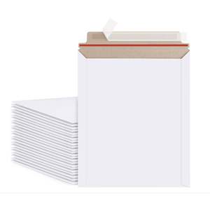 Sobre de Cartón Impreso con Logotipo de Marca Personalizada, Sobre de Kraft Resistente Reciclado, Bolsa de Envío de Ropa Personalizada - Product Image 1