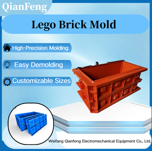 Moule en acier pour blocs de béton préfabriqués <span class=keywords><strong>Lego</strong></span> Interlock, taille personnalisée, pour mur de soutènement en béton - Product Image 1