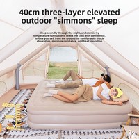 Matelas pneumatique double gonflable avec pompe intégrée pour achat en gros |   Fabricant en gros |   Lit d'air en PVC personnalisé pour le camping et la maison
