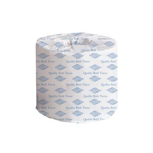 GEN Standard 4-Ply Bath Tissue 4 X 3 400 Sheets/<b>Roll</b> Individually Wrapped White <b>Toilet</b> <b>Paper</b> Commercial Case 96 - Product Image 1