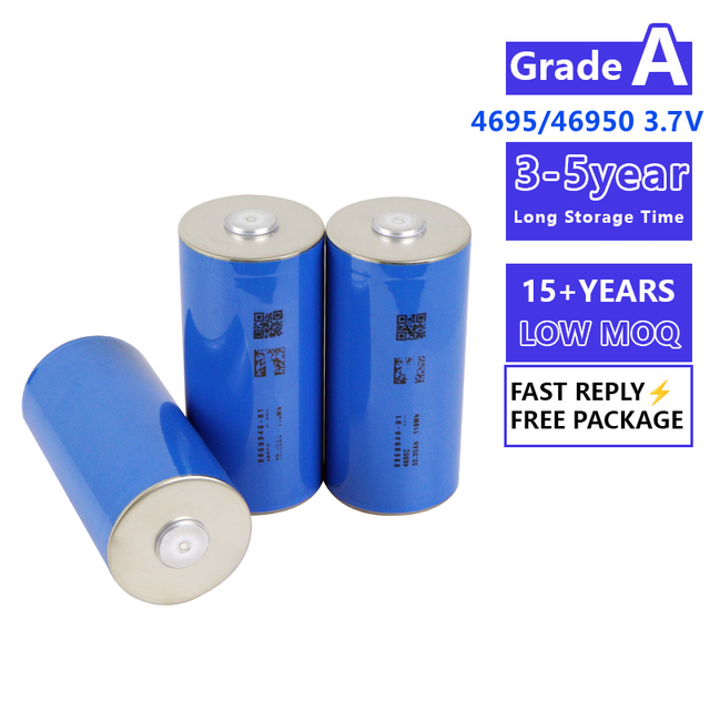46950 3.7V 27Ah 32Ah Lithium-ion Battery Cell Rechargeable 4695 NCM Li-ion Cylindrical Battery for Storage System