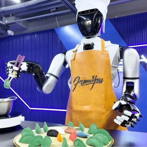 Robot de Servicio para Hoteles y Restaurantes ROBOTERA L7, Robot Humanoide con IA, Inteligencia Artificial, Robot Comercial - Product Image 4