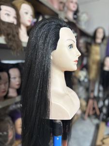 <span class=keywords><strong>หัว</strong></span>หุ่นผู้หญิงทำจากผมแท้ 100% สำหรับจัดแต่งทรงวิกผม หุ่นฝึกทำผมเสมือนจริงสำหรับการถักเปีย ตัดผม และฝึกฝนการสอบในร้านเสริมสวย - Product Image 5
