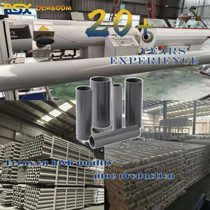 2025 OEM 6 дюймов, полиэтиленовая труба из ПВХ, размеры по индивидуальному заказу, Толстая черная цена, Упаковочная трубка, рулонная труба для дождевой воды, пластиковая трубка - Product Image 3