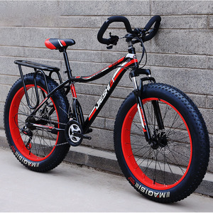 <span class=keywords><strong>Bicicleta</strong></span> de Montaña de <span class=keywords><strong>26</strong></span> Pulgadas con Neumáticos Gruesos 4.0, Frenos de <span class=keywords><strong>Disco</strong></span> y Portaequipajes Trasero, <span class=keywords><strong>Bicicleta</strong></span> Todoterreno para Nieve, Montaña y Desplazamientos Diarios - Product Image 3