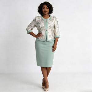 Robe de style africain pour femmes, imprimé floral, ensemble deux pièces, grande taille, pour les vêtements d'église, robe pour femmes - Product Image 3