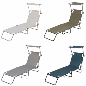 Lettino da Spiaggia LIPARI con Parasole per 4 Persone - Product Image 1