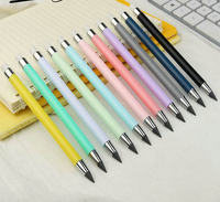 Crayon Éternel Technologie Noire Couleurs Macaron – Infrémitable, Écriture Sans Fin, Sans Aiguillage, Effaçable à l'Infini avec Gomme