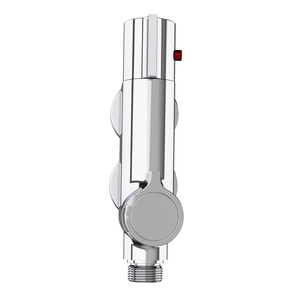 Modern <strong>Thermostatic</strong> <strong>Bath</strong> Shower Mixer <strong>Taps</strong> NBYT-65206 Bathroom <strong>Thermostatic</strong> Faucet Dual Handle Square Rain Spray Graphic Chrome - Product Image 6