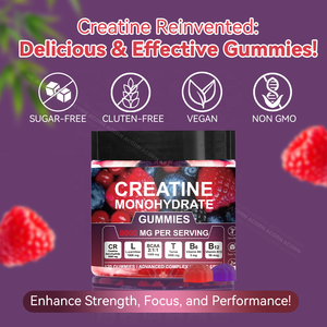 แคร์ทีน โมโนไฮเดรต กัมมี่ ไร้น้ำตาล 8000 มก. ผลิตโดย ACORN OEM สำหรับขายส่ง รับผลิตแบรนด์ส่วนตัว (Private Label) อาหารเสริมกัมมี่แคร์ทีน - Product Image 4