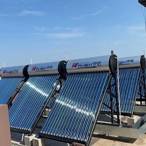 Chauffe-eau solaire complet 100L 150L 200L 300L en acier galvanisé à tube sous vide de 500 litres - Product Image 1