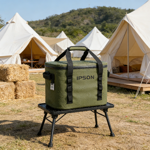 Sac isotherme souple et imperméable personnalisé 600D pour poisson, sac isotherme à <span class=keywords><strong>vin</strong></span> en TPU avec motif lettres, sac isotherme pour poisson congelé - Product Image 1