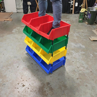 Bacs de rangement pour entrepôt, bacs à pièces rectangulaires, bacs à pièces pour quincaillerie, boîtes de stockage logistique empilables, fabricant