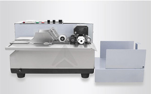 Machine d'étiquetage à rouleaux d'encre haute vitesse pour le codage de la date d'expiration des pots cosmétiques - Product Image 3