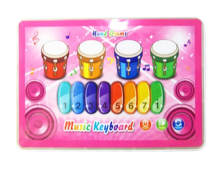 Electric Touch musical piano toy music instrument drum keyboard learning machine toy with light and music