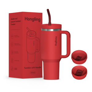 Hong Ling 40oz 304 tasses à boire sous vide en acier inoxydable Double paroi Portable gobelet tasses isolées en métal - Product Image 2