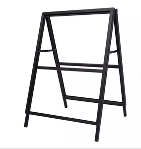 Support d'affichage de panneau publicitaire noir imperméable d'intérieur, support de sol, double face, vertical, cadre d'affiche en aluminium pour la promotion - Product Image 3