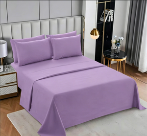 6-delig beddengoedset van geprinte ultrazachte microvezel, comfortabel, geschikt voor alle seizoenen, extra grote maat - Product Image 1