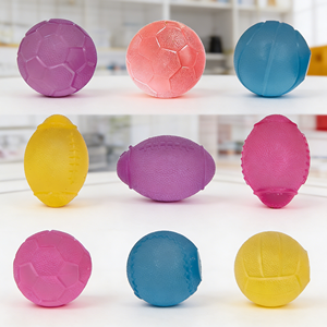 Jouet anti-stress texturé en forme de ballon de sport (football, basketball, volleyball, baseball, rugby) en maltose, texture glace, pour soulager le stress - Vente chaude - Product Image 2