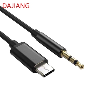 Dajiang Nhà Sản Xuất Bán Buôn <span class=keywords><strong>USB</strong></span> C Để 3.5Mm Âm Thanh Aux <span class=keywords><strong>Jack</strong></span> Loại Cáp C Để Aux Headphone Nam Dây Xe Aux Cáp - Product Image 2