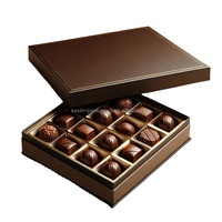 Emballage de chocolat Kexin Bonnet Closure, boîte cadeau de luxe personnalisée haut de gamme avec couvercle et base