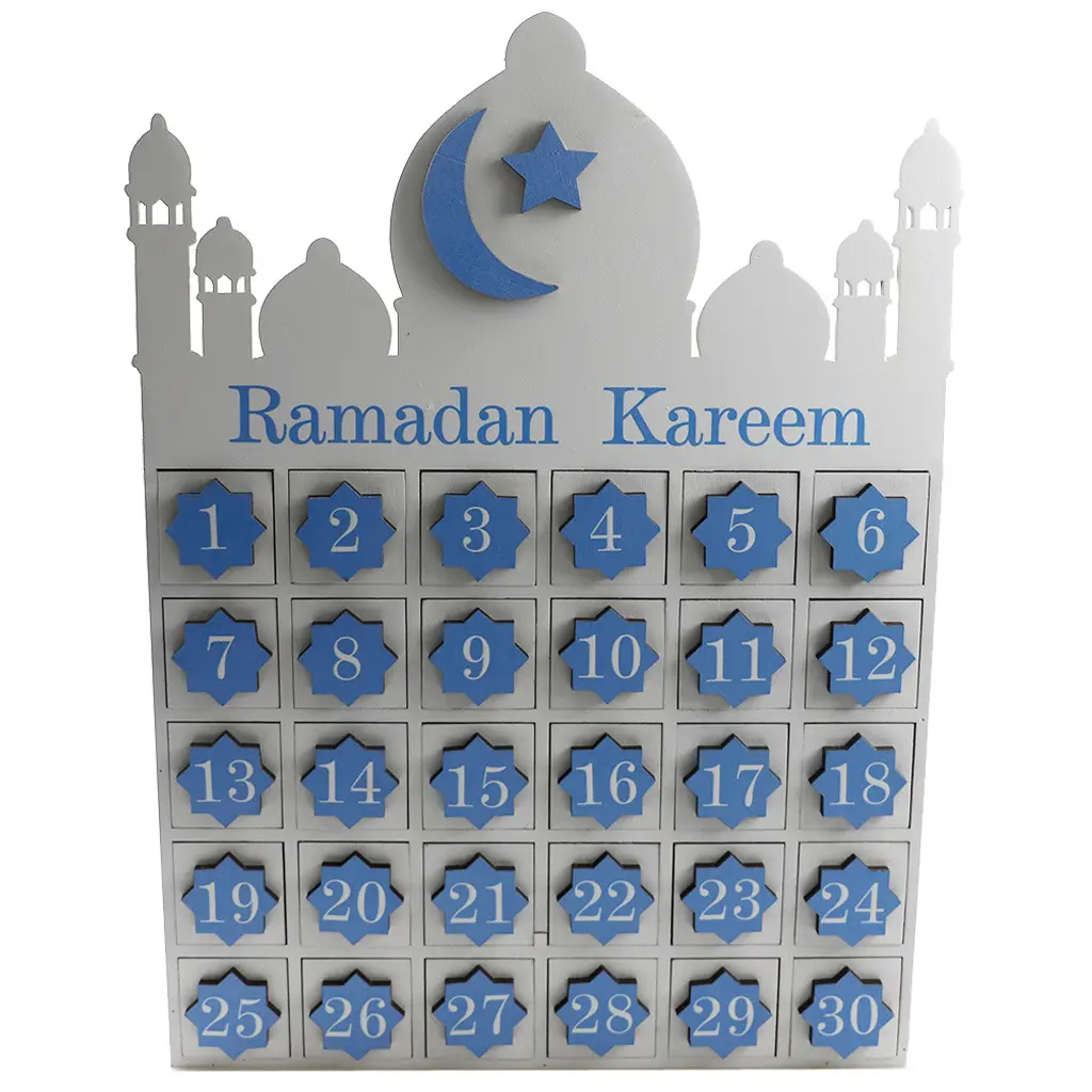 Venda quente Ramadan Presentes Calendário Do Produto Eid Countdown Advent Calendar Eid Decoration