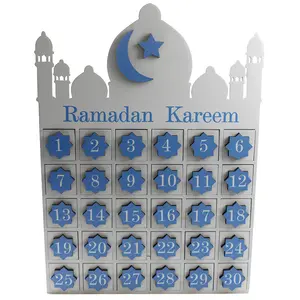 Vente chaude Ramadan Cadeaux Produit Calendrier Eid Compte à rebours Calendrier de l'Avent Eid Décoration