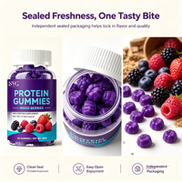 Gummies Protéinés SYC BIO aux Baies Mixtes – Complément Nutritionnel Premium Quotidien – 60 Unités 180g – OEM Marque Privée ODM