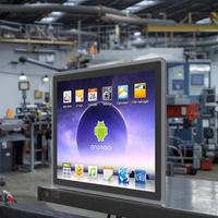 HUILAN 15,6 21,5 pouces PC tout-en-un à écran tactile large, système d'exploitation Android, IP65, IPCP sans ventilateur avec état des stocks