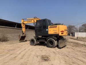 Schnell reise koreanisch 15 tonnen gebrauchter Hyundai 150 RAD Bagger 150 W radantrieb 150w-7 150w-9 140W 200W - Product Image 4