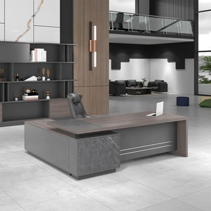 Nouveaux meubles de bureau modernes, dernières conceptions de bureaux de travail, <span class=keywords><strong>table</strong></span> de direction, bureau de direction, bureau en forme de L, <span class=keywords><strong>table</strong></span> en MDF - Product Image 1