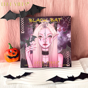 Usine en gros 105 couleurs <span class=keywords><strong>Halloween</strong></span> fard à paupières Blush et contour tout-en-un plaque <span class=keywords><strong>chauve</strong></span>-<span class=keywords><strong>souris</strong></span> foncé - Product Image 1