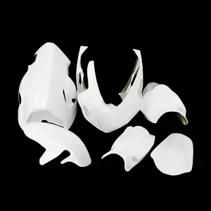 Unpaint solid white Injection Molding Fiberglass Motorcycle Fairing Kit body work For Suzuki Fairing Parts GSXR 600 2005