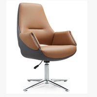 Chaise de bureau de luxe moderne, chaise de direction en cuir à dossier haut, fonction de levage, mobilier contemporain confortable et élégant