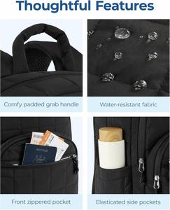 Mochila para Portátil Universitaria para Mujer, Mochila Casual Acolchada, Resistente al Agua, para el Trabajo, el Ocio y la Escuela - Product Image 6