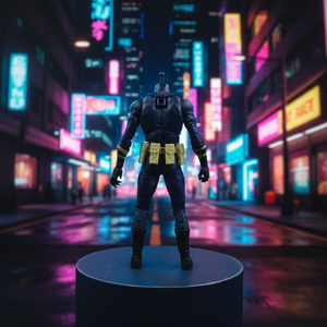 Les détails sont soignés, la texture de l'armure et le symbole classique de Batman sont parfaitement restaurés DC. Les yeux sont bien définis et ne marchent pas sur la tête des autres. - Product Image 4