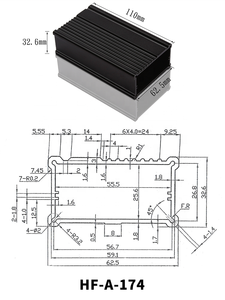 Boîtier en aluminium sur mesure usiné CNC, boîtier spécialisé pour équipement audio haut de gamme, boîtier en aluminium sur mesure pour carte de circuit imprimé - Product Image 5